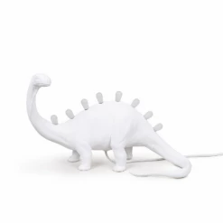 Seletti White Jurassic Bronto Dinosaur Lamp