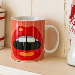 Seletti Pop Art Sexy Lips Designer Mug