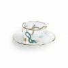 Seletti Clear and Gold Snakes Print Coffee Cup