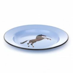 Seletti Toiletpaper Magazine Horse Enamel Plate