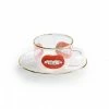 Seletti Clear and Gold "S H I T" Coffee Cup