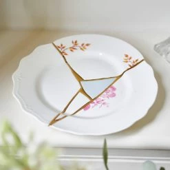 Seletti 24 Carat Gold Kintsugi Side Plate